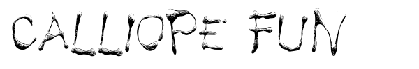 Calliope Fun font preview